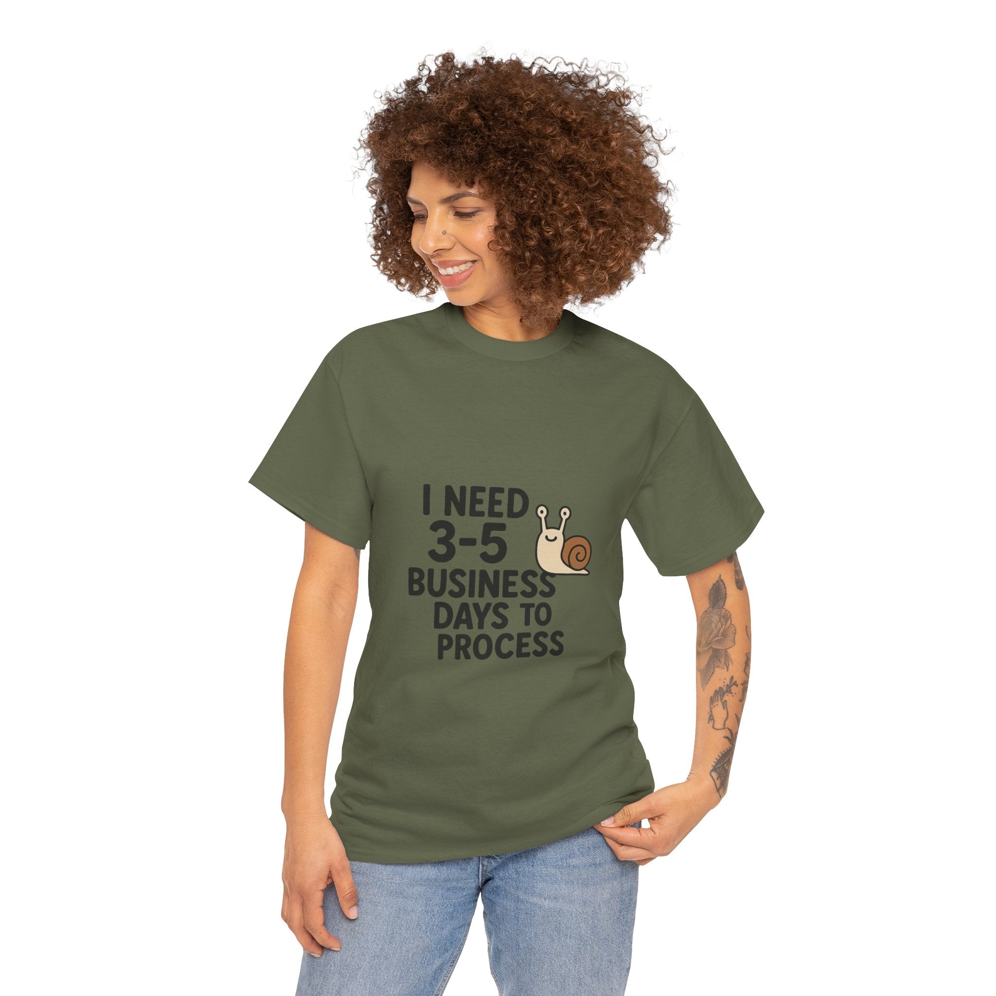 I Need Time to Process Unisex Heavy Cotton Tee