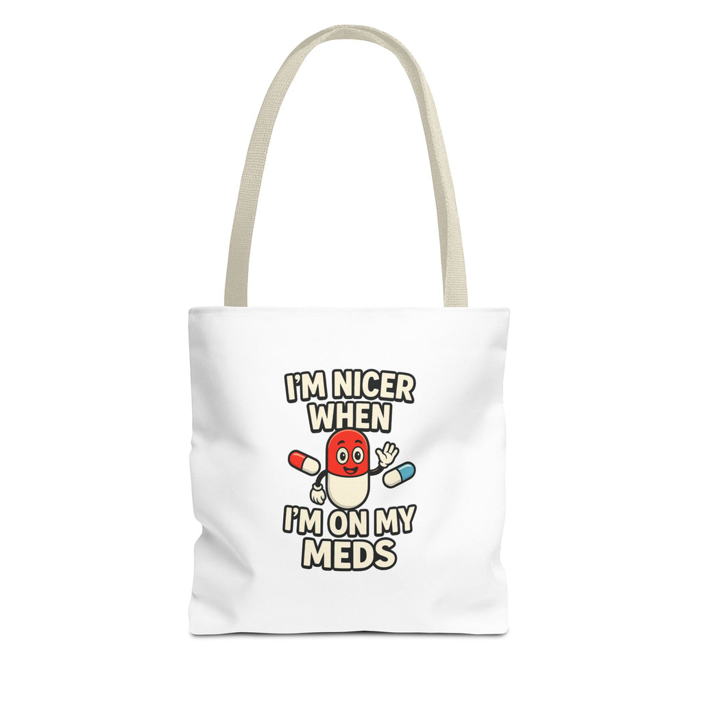 Chronic Illness Medication Tote Bag — Spacious All-Over Print Handbag for Medical Essentials