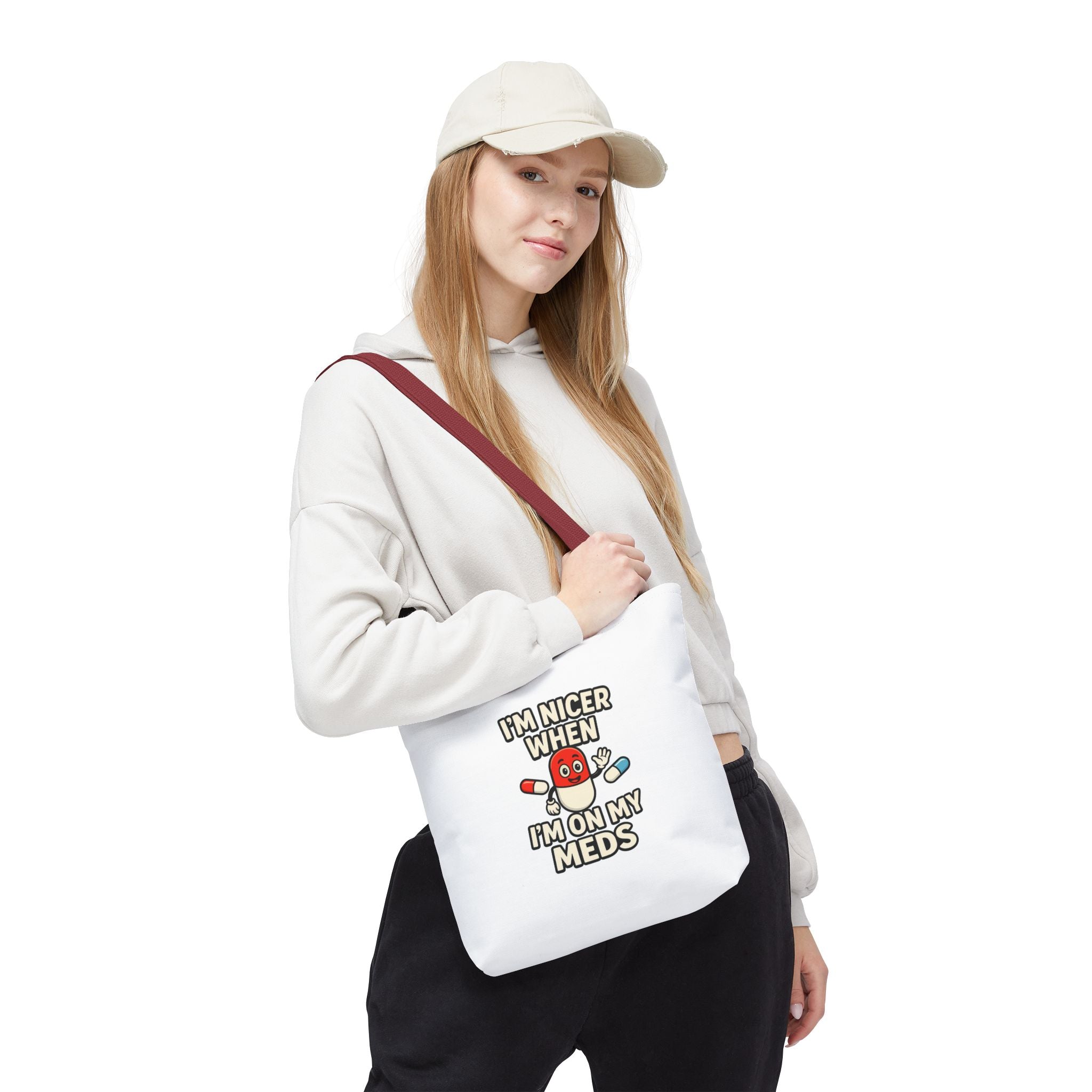 Chronic Illness Medication Tote Bag — Spacious All-Over Print Handbag for Medical Essentials