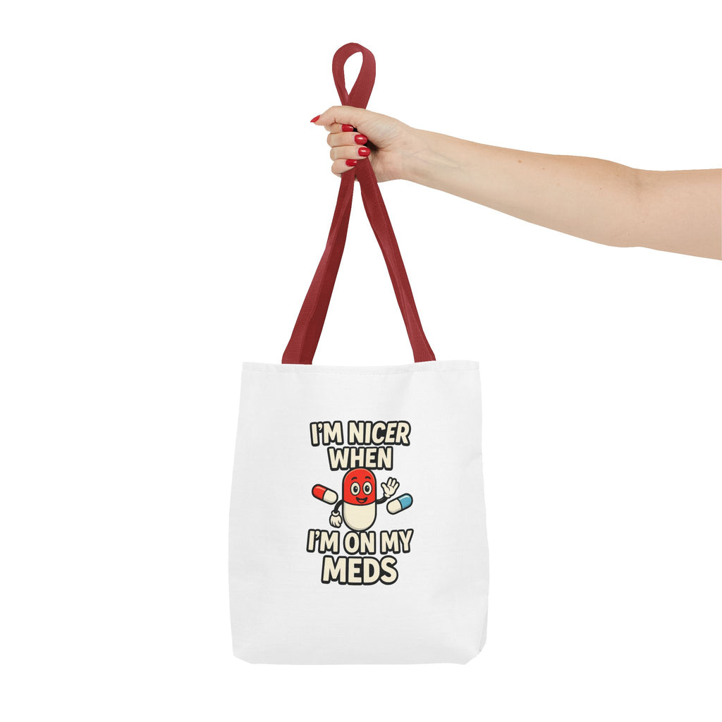 Chronic Illness Medication Tote Bag — Spacious All-Over Print Handbag for Medical Essentials