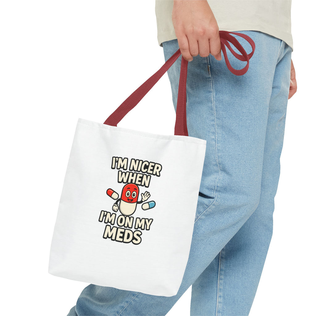 Chronic Illness Medication Tote Bag — Spacious All-Over Print Handbag for Medical Essentials