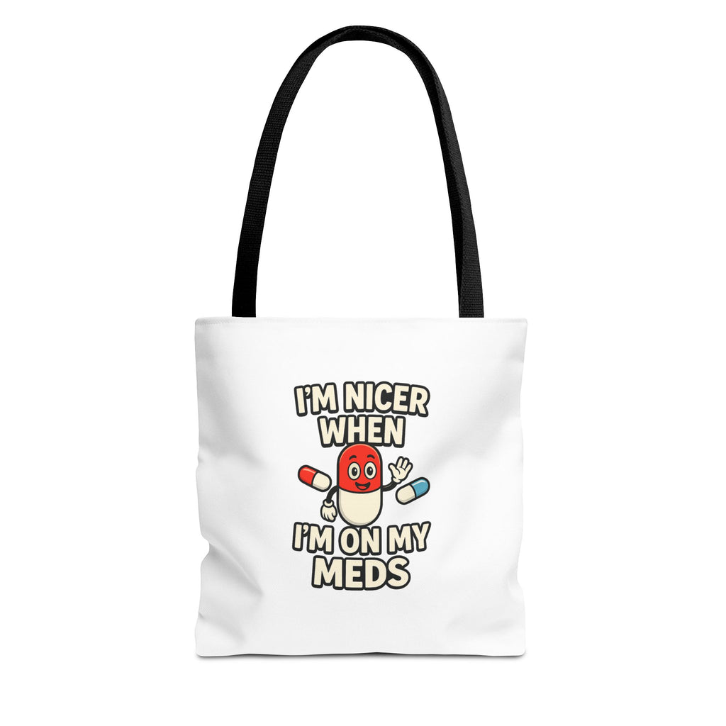 Chronic Illness Medication Tote Bag — Spacious All-Over Print Handbag for Medical Essentials