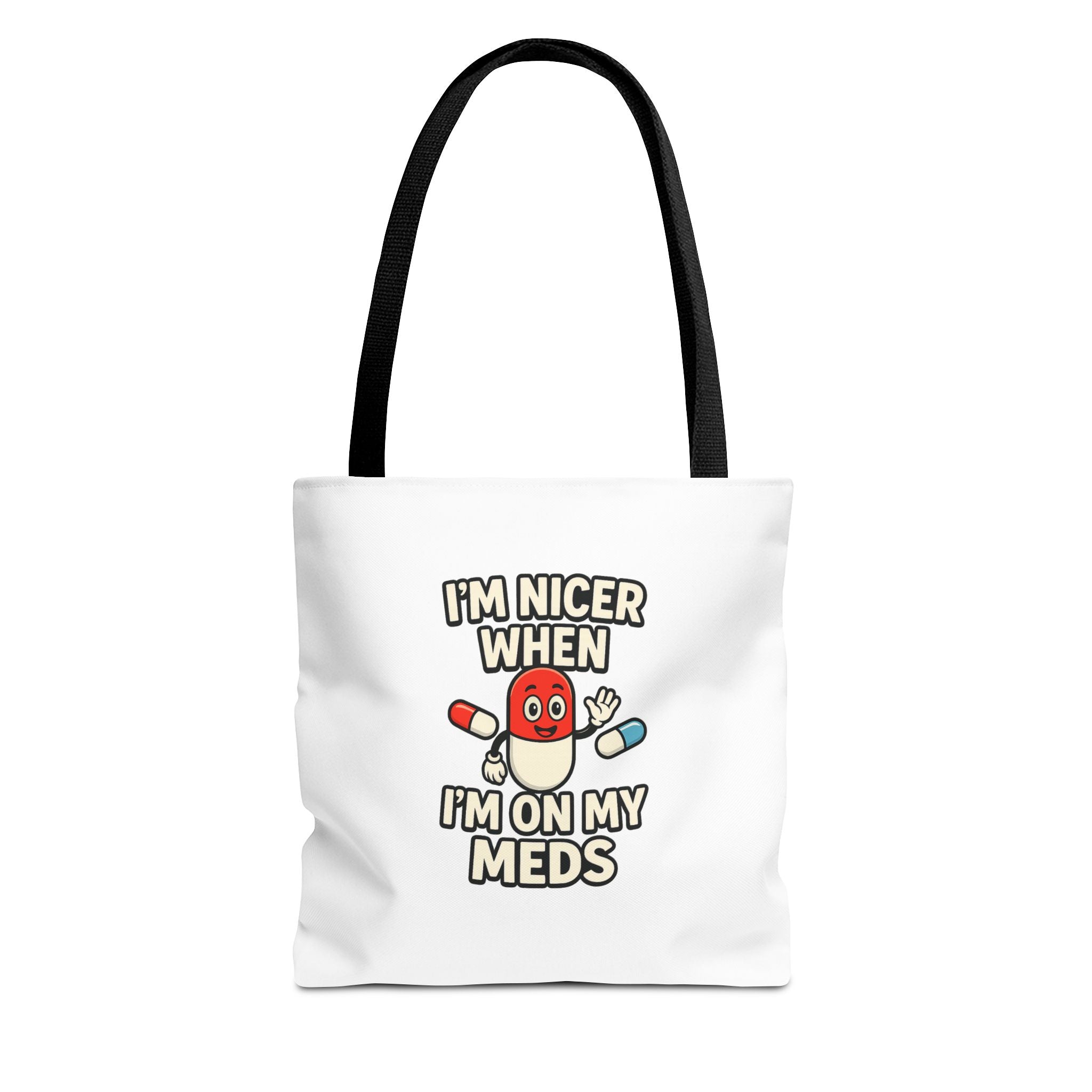 Chronic Illness Medication Tote Bag — Spacious All-Over Print Handbag for Medical Essentials