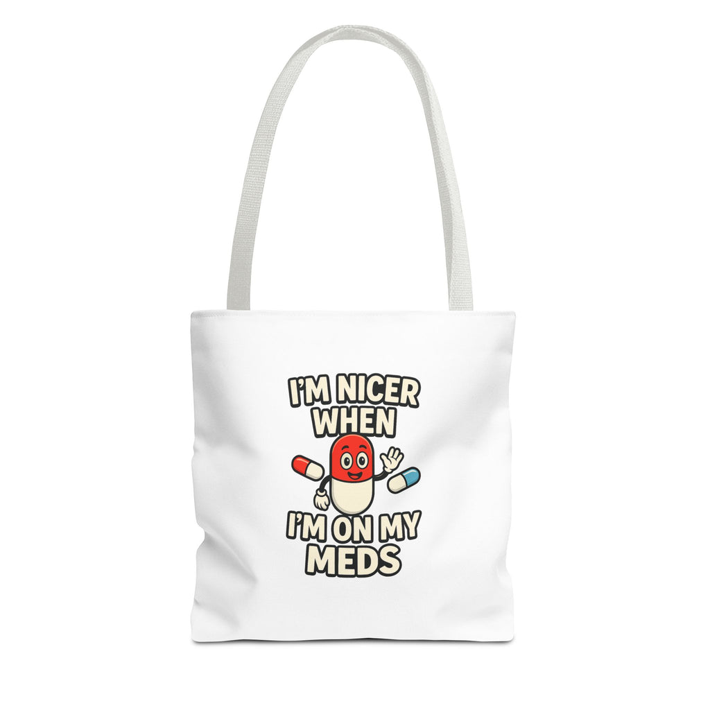Chronic Illness Medication Tote Bag — Spacious All-Over Print Handbag for Medical Essentials