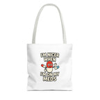 Chronic Illness Medication Tote Bag — Spacious All-Over Print Handbag for Medical Essentials