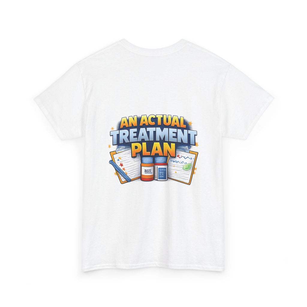Less Positivity, More Treatment Unisex Heavy Cotton Tee