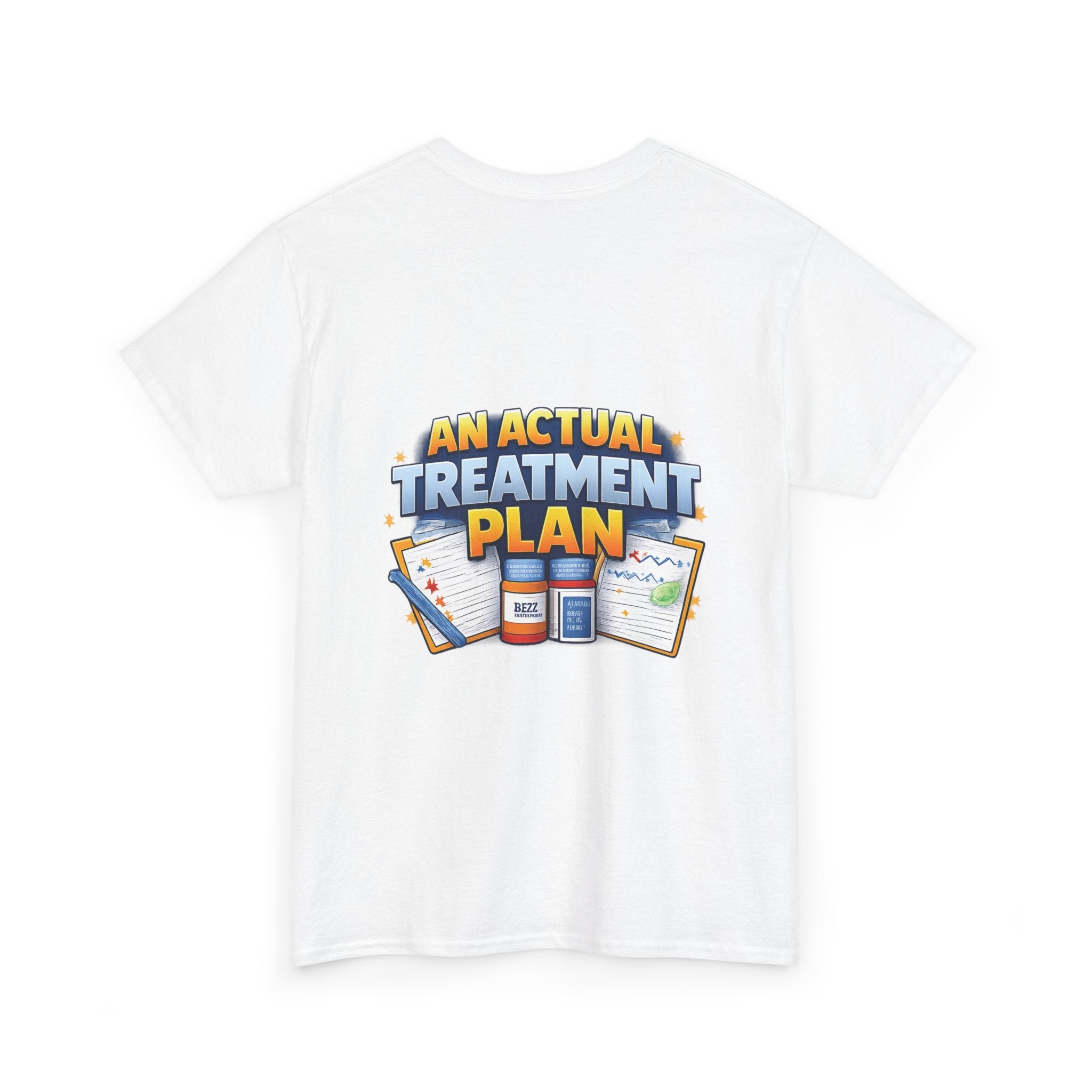 Less Positivity, More Treatment Unisex Heavy Cotton Tee