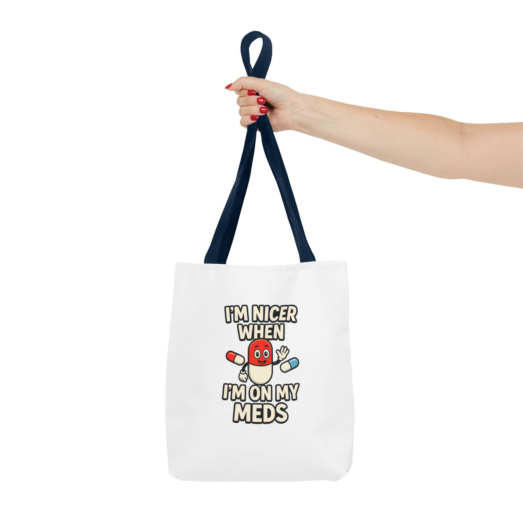 Chronic Illness Medication Tote Bag — Spacious All-Over Print Handbag for Medical Essentials