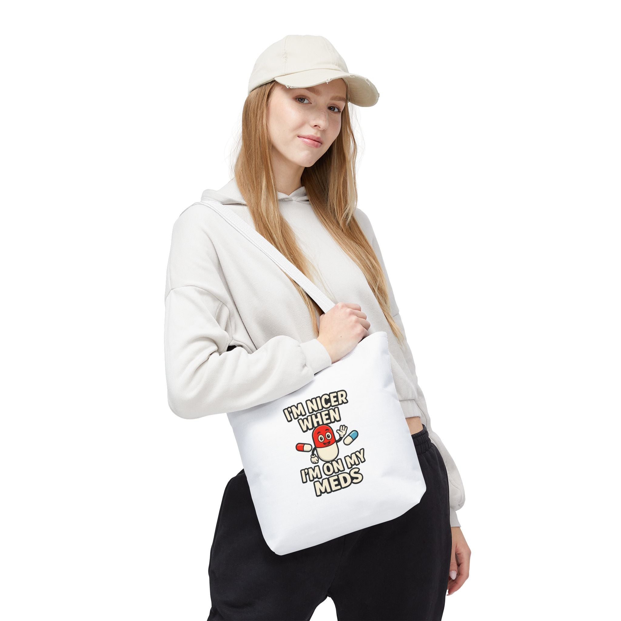 Chronic Illness Medication Tote Bag — Spacious All-Over Print Handbag for Medical Essentials