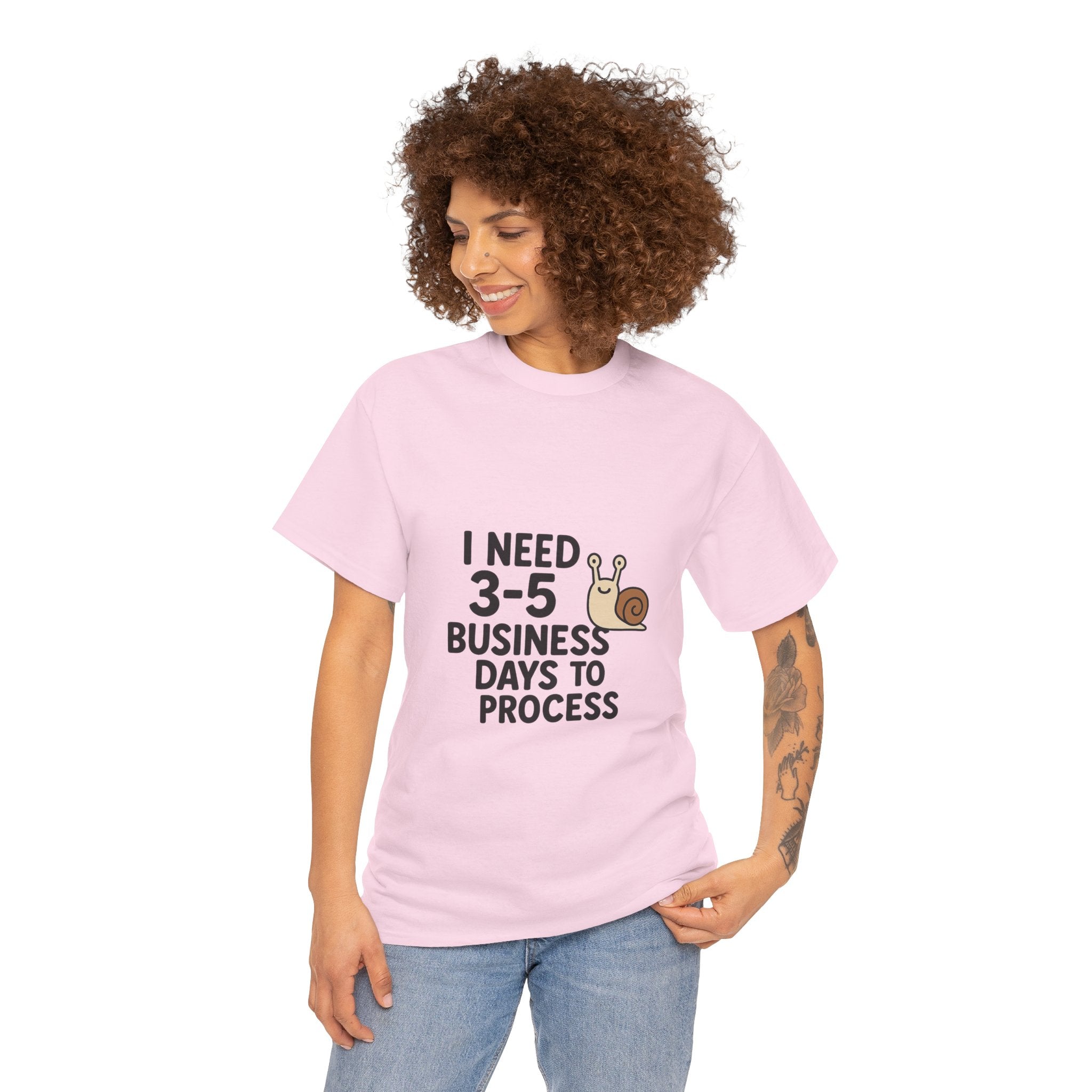 I Need Time to Process Unisex Heavy Cotton Tee