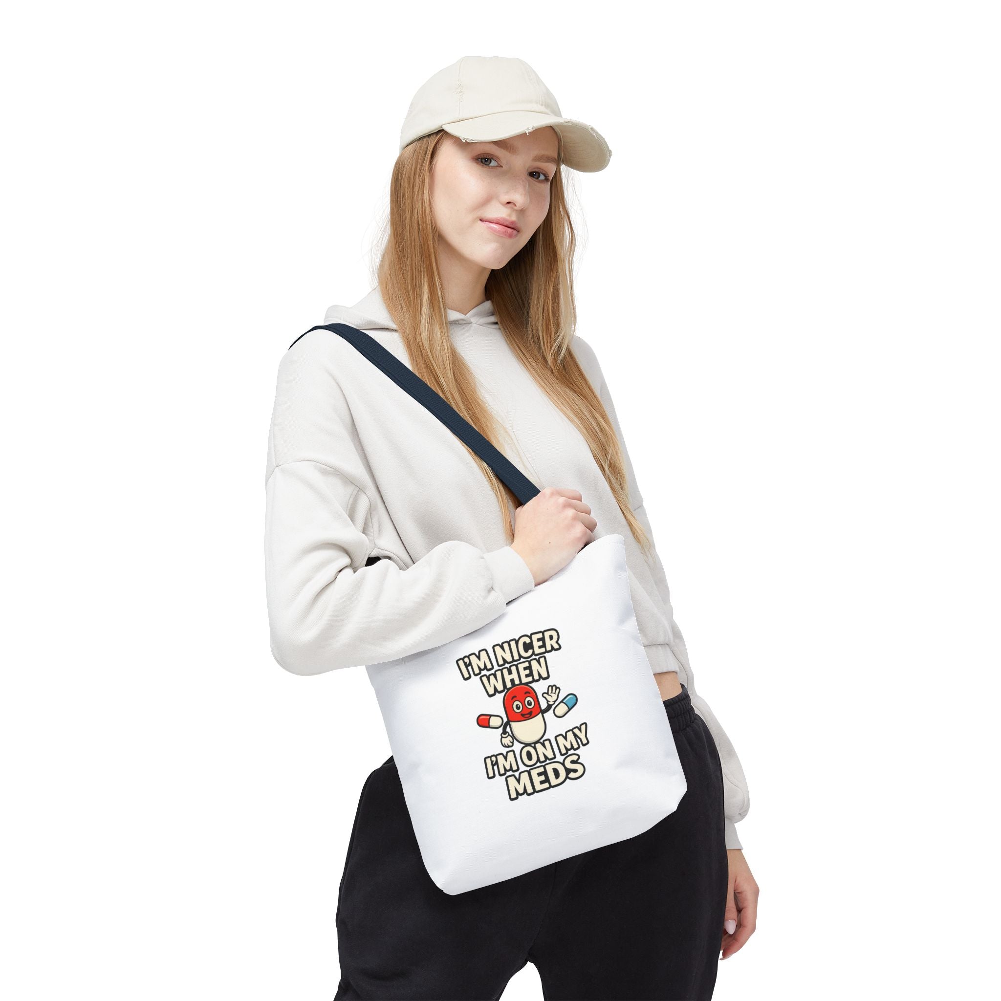 Chronic Illness Medication Tote Bag — Spacious All-Over Print Handbag for Medical Essentials