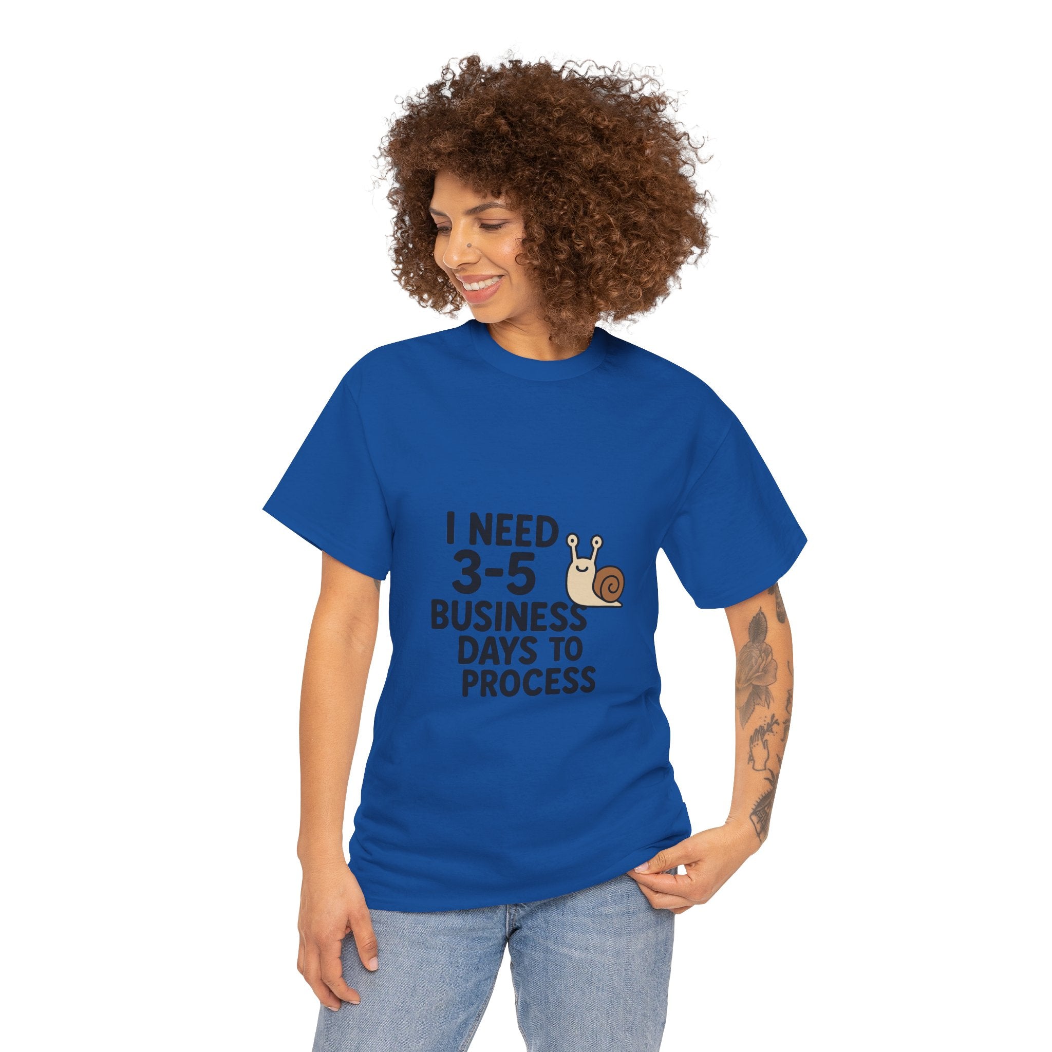 I Need Time to Process Unisex Heavy Cotton Tee