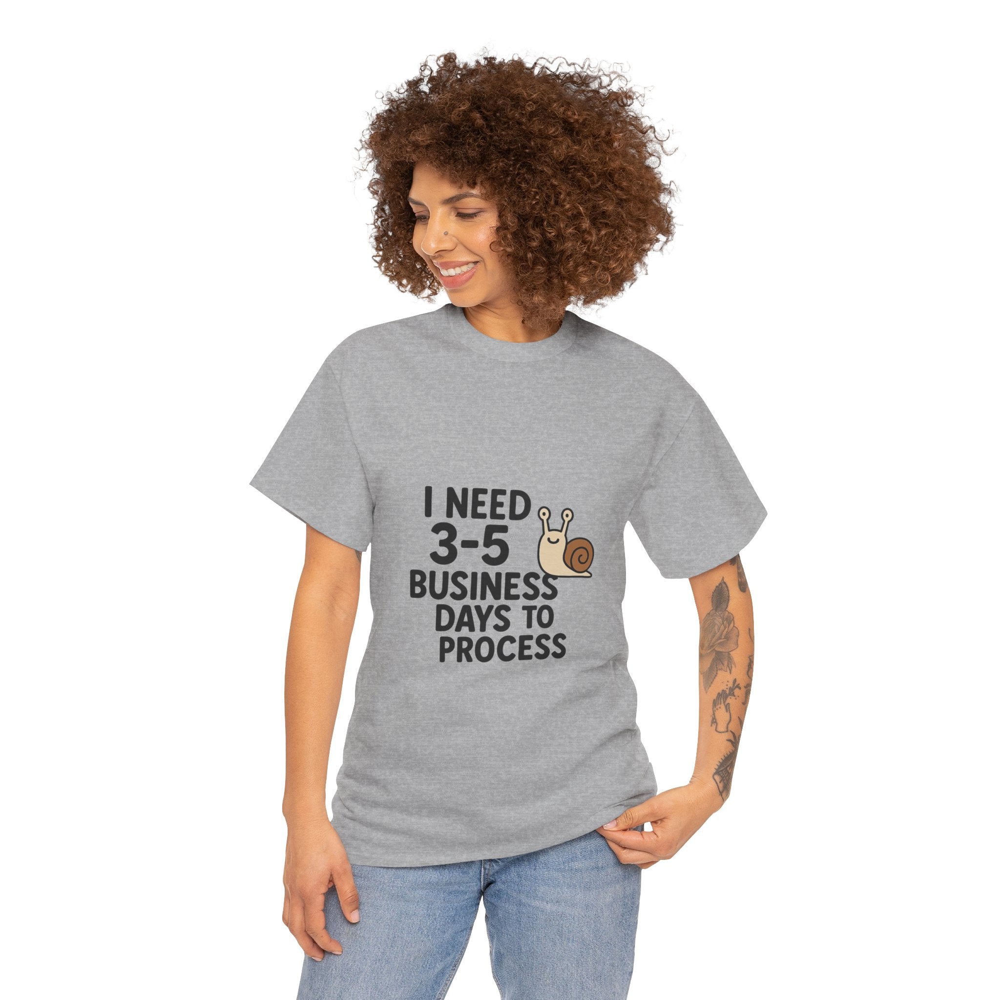 I Need Time to Process Unisex Heavy Cotton Tee