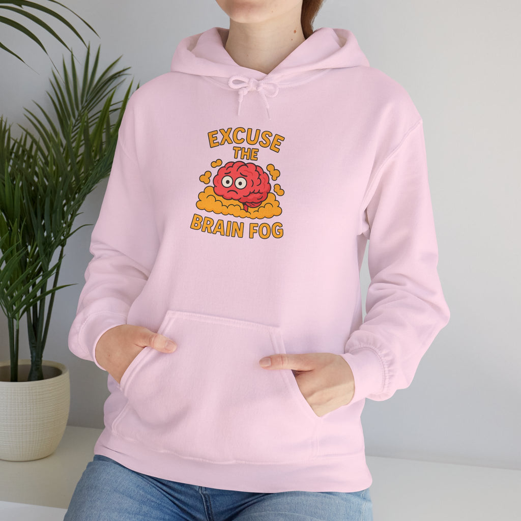Excuse the Brain Fog Unisex Heavy Blend™ Hooded Sweatshirt