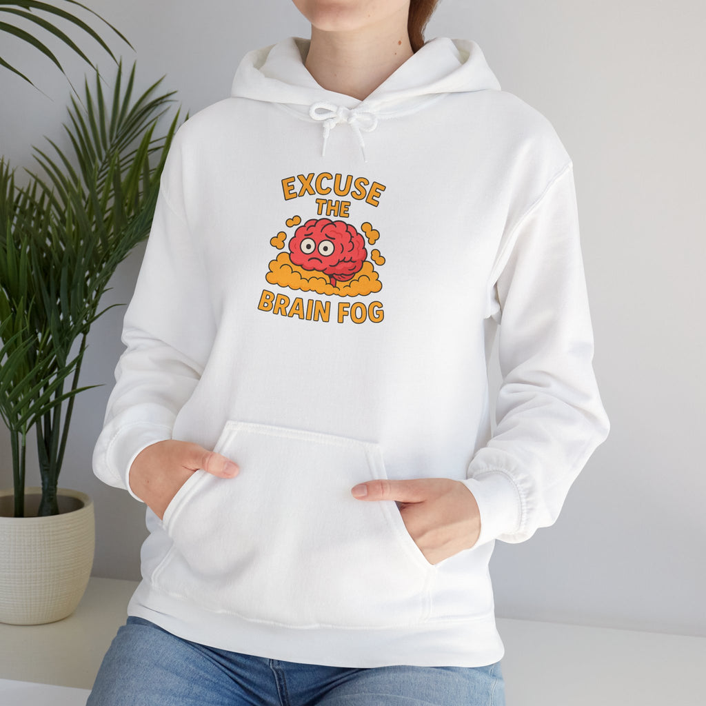 Excuse the Brain Fog Unisex Heavy Blend™ Hooded Sweatshirt